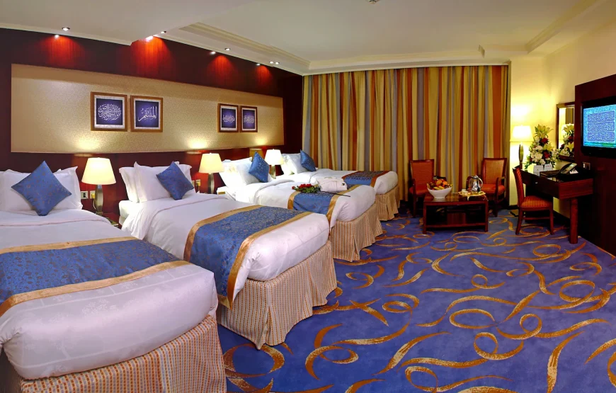 suite interior - Distance from Dorrar Al Eiman Royal Hotel To Haram